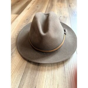 Bailey Bellman Company Glen Felt Hat Sz Medium Crushable Serpant Brown Fedora